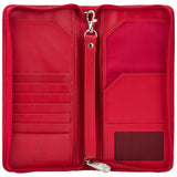 Красный кошелек для путешествий (тревелер) Visconti 1157 Polo (Red)