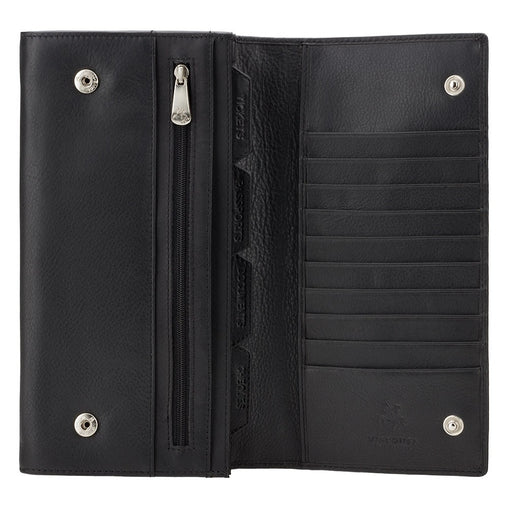Кошелек для путешествий черного цвета (тревелер) Visconti 1179 (Black) -  Visconti