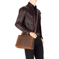 Мужская сумка на плечо (мессенджер) Visconti 16025 Harvard (Black) -  Visconti