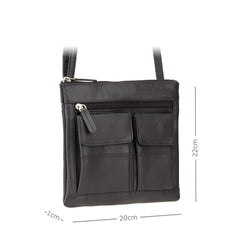 Наплечная сумка Visconti 18608/A (Black) -  Visconti