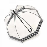 Зонт-трость женский Fulton Birdcage-2 L042 Houndstooth Borde (Гусиная лапка)