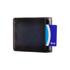 Темно-синій вінтажний чоловічий гаманець Visconti AT60 Arthur Tap'n'Go (Burnish Blue)