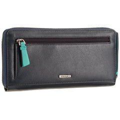 Жіночий синій гаманець клатч Visconti BRC98 Julia (Blue)