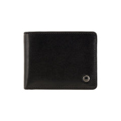 Чорний чоловічий гаманець із гладкої шкіри Visconti ENZ78 Girard (Black)