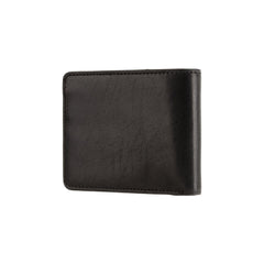 Черный мужской кошелек из гладкой кожи Visconti ENZ78 Girard (Black)