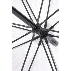 Зонт-трость женский Fulton Birdcage-1 L041 Black White (Черно-белый)