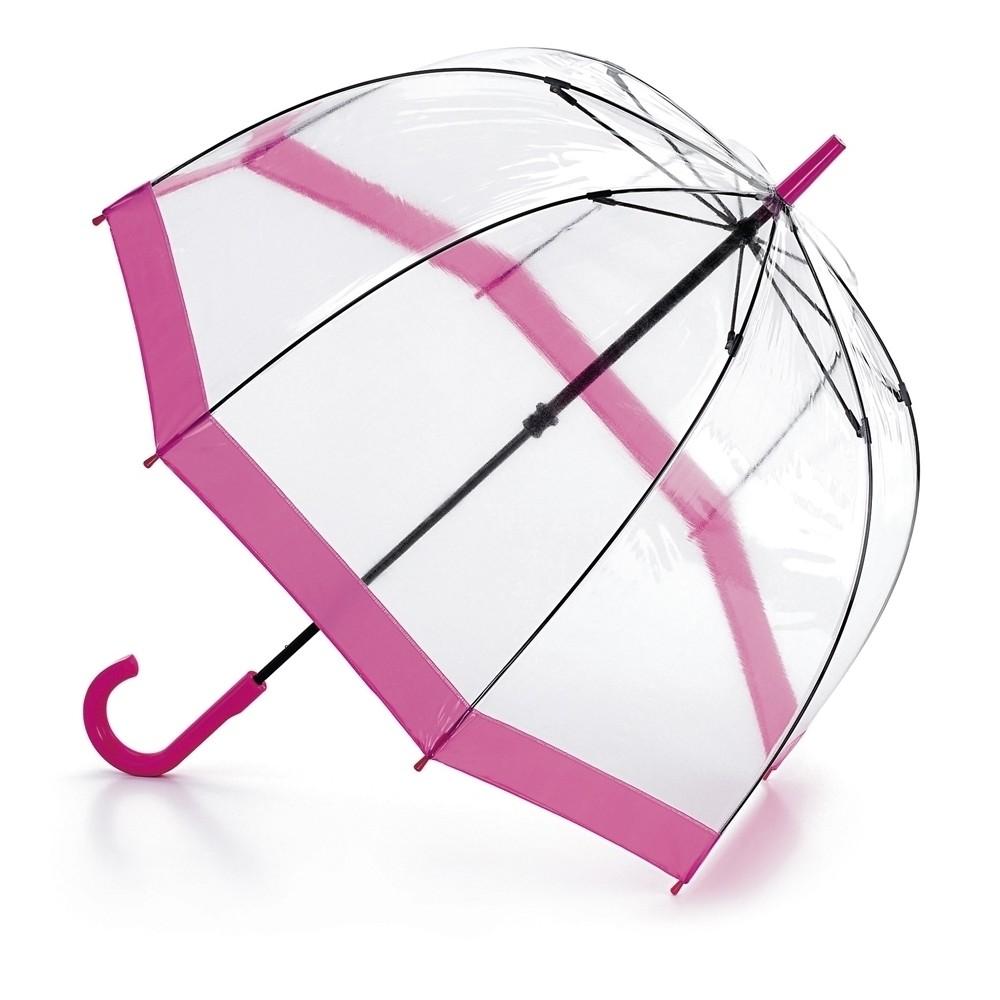 Зонт-трость женский Fulton Birdcage-1 L041 Pink (Розовый)