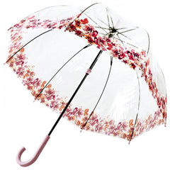 Зонт-трость женский Fulton Birdcage-2 L042 Crimson Floret (Багровый Цветочек)