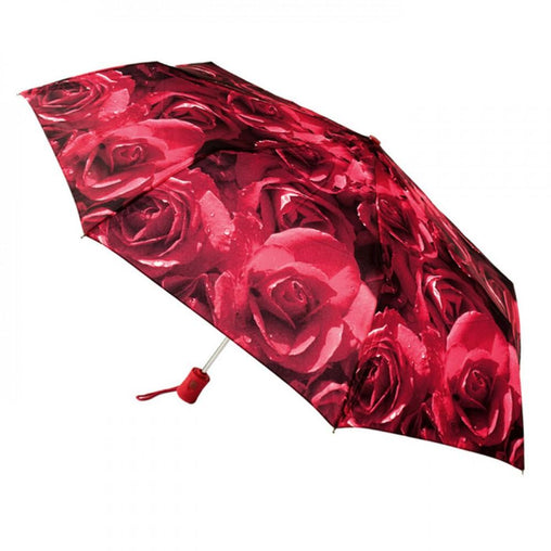 Зонт женский Fulton Open &amp; Close-4 L346 Photo Rose Red (Красные розы)