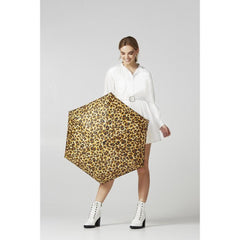 Мини зонт женский Fulton L501 Tiny-2 Bling Leopard (Леопард с блестками)