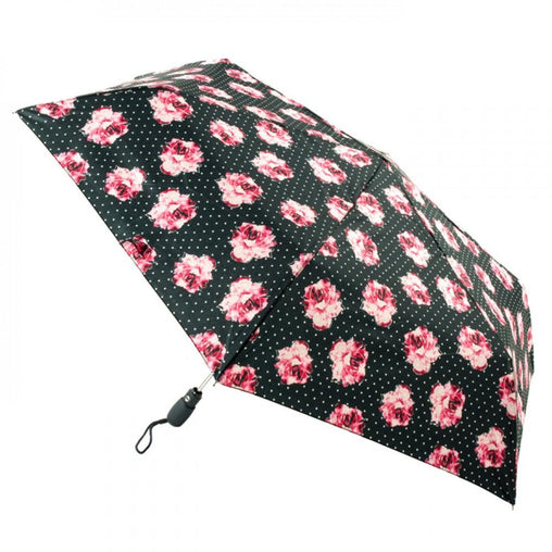 Зонт женский Fulton Open&amp;Close Superslim-2 L711 Rosie Pin Spot (Розовые розы)
