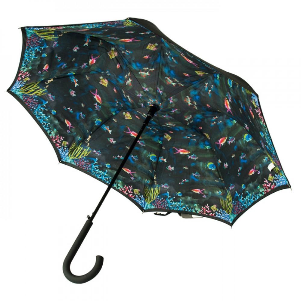 Зонт-трость женский Fulton Bloomsbury-2 L754 Under The Sea (Под водой)