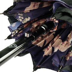 Зонт-трость женский Fulton Bloomsbury-2 L754 Midnight Bloom (Полночный цветок)