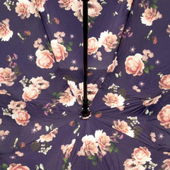 Зонт-трость женский Fulton Bloomsbury-2 L754 Midnight Bloom (Полночный цветок)