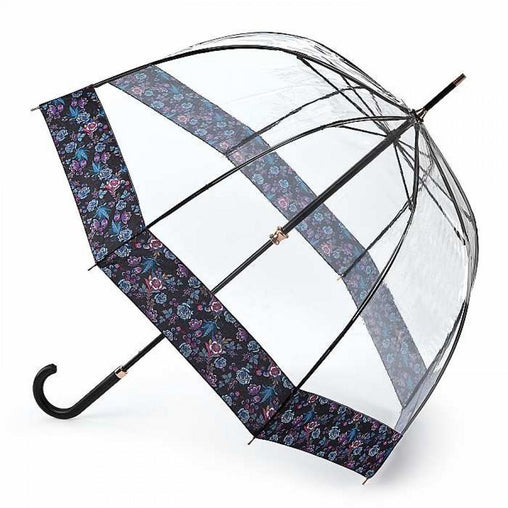 Зонт-трость женский Fulton Birdcage-2 Luxe L866 Luminous Floral (Светящиеся цветы)