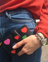 Жіночий гаманець із сердечками Visconti LV4 Crush