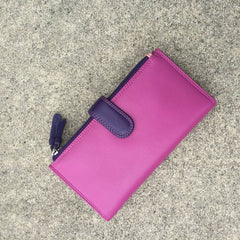 Рожевий жіночий гаманець Visconti RB100 Bermuda (Berry/Multi)