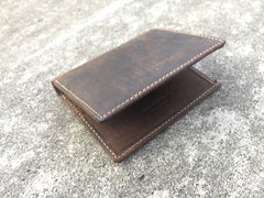Коричневий компактний чоловічий гаманець Visconti 705 Arrow (Oil Brown)