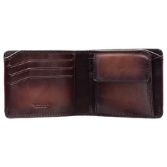 Коричневий чоловічий гаманець Visconti MT92 B/TAN з монетницею