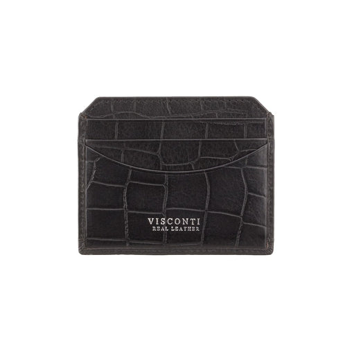 Кредитница (кошелек для карт) Visconti CR90 - Scale (Black) -  Visconti