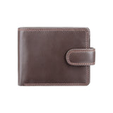 Коричневий чоловічий гаманець на кнопці Visconti HT10 - Knightsbridge (Brown)