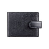 Чорний чоловічий гаманець на кнопці Visconti HT13 - Strand (Black)
