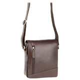 Маленькая коричневая сумка Visconti S7 (brown)