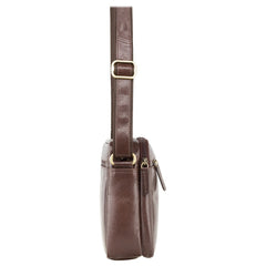 Небольшая коричневая наплечная сумка Visconti S8 (Brown) -  Visconti