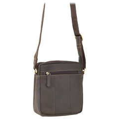 Маленькая коричневая сумка Visconti S8 (oil brown) -  Visconti