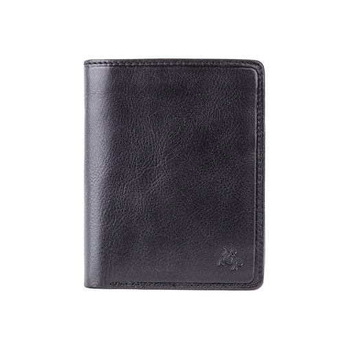 Черный мужской кошелек без застежки Visconti TSC44 Lucca (Black) -  Visconti