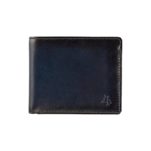 Темно-синій вінтажний чоловічий гаманець Visconti AT58 Milo Burnish Blue