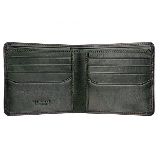 Темно-зелений вінтажний чоловічий гаманець Visconti AT58 Milo (Burnish Green)