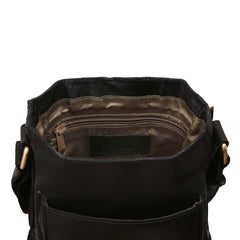 Небольшая мужская сумка на плечо Ashwood G31 BLACK