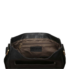 Чорна чоловіча сумка на плече Ashwood G32 Black (Чорний)