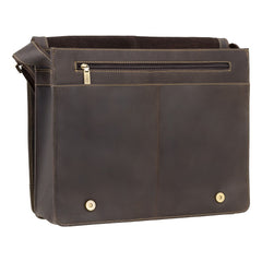 Большая коричневая сумка Visconti 16054XL Harward (oil brown)