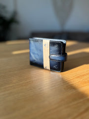 Мужской кошелек с застежкой Visconti AT72 Henry (Burnish Blue)