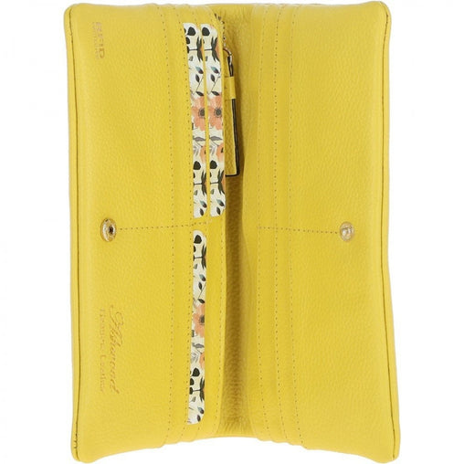 Жіночий гаманець на кнопці ASHWOOD J56 AURORA (Жовтий)