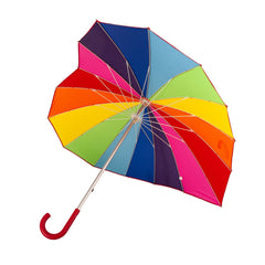 Зонт-трость женский Fulton L909- Heart Walker-1 Rainbow (Радуга)