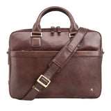 Мужская сумка для ноутбука 13' Visconti ML34 Victor коричневая (Brown)