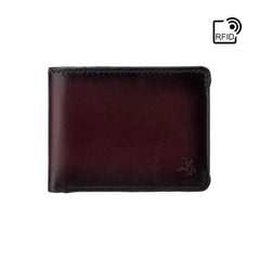 Темно-бордовый мужской кошелек Visconti MT92 B/BURGUNDY с монетницей