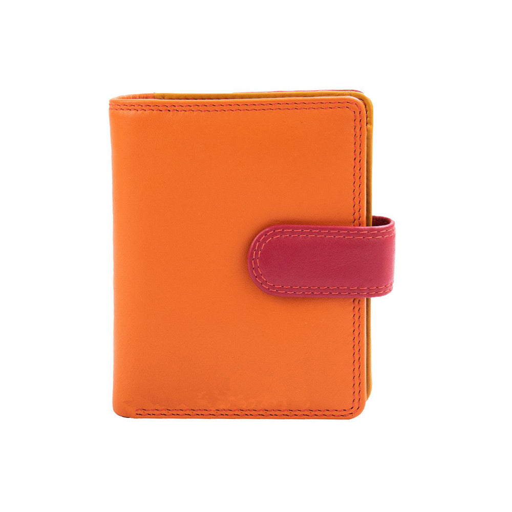 Помаранчевий компактний жіночий гаманець Visconti RB40 Bali (Orange/Multi)