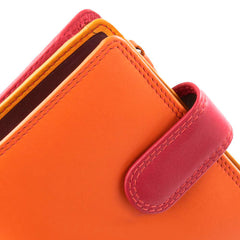 Помаранчевий компактний жіночий гаманець Visconti RB40 Bali (Orange/Multi)