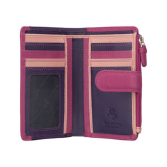 Рожевий жіночий гаманець Visconti RB97 BERRY MULTI