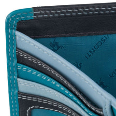 Синій жіночий гаманець Visconti RB97 BLUE MULTI