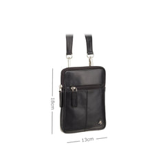 Маленькая плоская сумка Visconti S10 Remi (black)