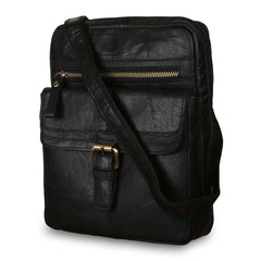 Мужская сумка на плечо  Ashwood G33 Black (черный)