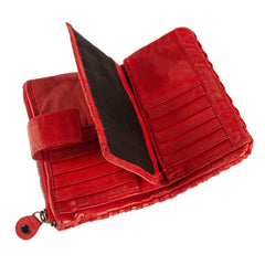 Красный женский кошелек ASHWOOD D83 red