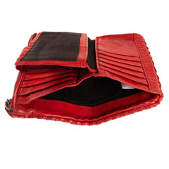 Червоний жіночий гаманець ASHWOOD D83 red