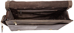 Большая коричневая сумка Visconti 16054XL Harward (oil brown) -  Visconti
