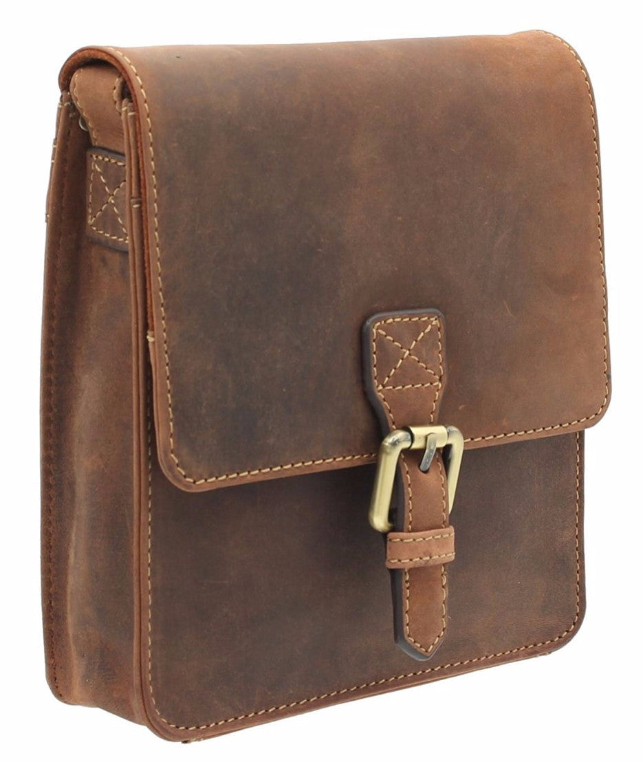 Небольшая наплечная сумка Visconti 18722 (oil tan) -  Visconti